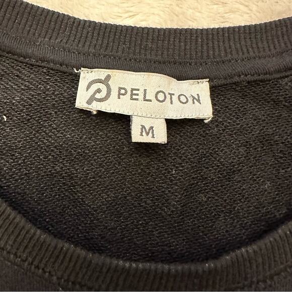 New Jersey Peloton Sweatshirt sz M Black Sweatshirt NJ Logo - Picture 5 of 5